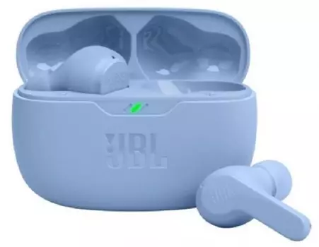 Наушники беспроводные JBL Wave Beam TWS синие, BT