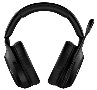 Наушники беспроводные с микрофоном HyperX Cloud Stinger 2 676A2AA черные, мониторные, радио, USB, оголовье