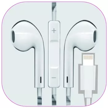Наушники GoPower GPHP10 00-00022805 Lightning (m) белые