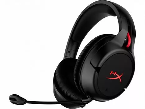 Наушники HyperX Cloud Flight 4P5L4AM с микрофоном черный накладные оголовье