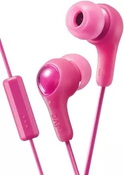 Наушники JVC HA-FX7M-PN-U Gumy Plus внутриканальная, проводная, розовые
