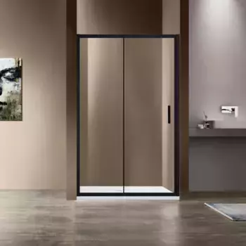 Душевая дверь 130 см Vincea Garda VDS-1G130CLB прозрачное