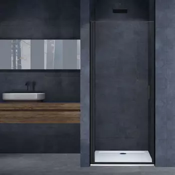 Душевая дверь 60 см Vincea Alpha VDP-3AL600CLB прозрачное