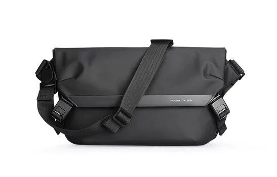 MARK RYDEN Сумка Oxford Messenger, сумка через плечо, сумка через плечо, среднего размера, мужская, элегантная, черная/голубая/серая, сине-черная