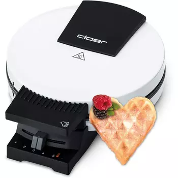Cloer Вафельница Cloer 181 / 930 Вт / вафли 16 см в форме сердца