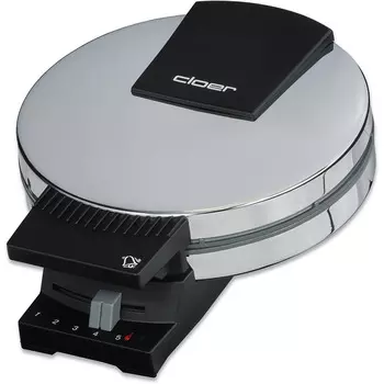 Cloer Вафельница Cloer 285 / 800 Вт / пластик / хром