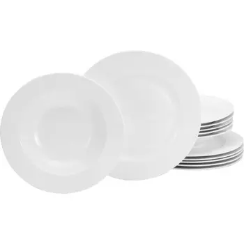 CreaTable Столовый сервиз фарфоровый на 6 человек 12 предметов Fleur Royal 16623 CreaTable