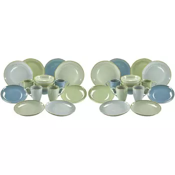 CreaTable Столовый сервиз из керамогранита на 8 человек 32 предмета Nature Collection 19951 CreaTable