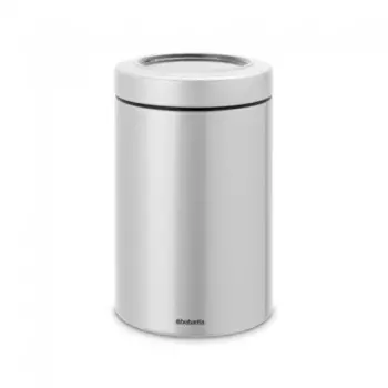 Brabantia Емкость для хранения сыпучих продуктов с окном на крышке,1,4 л серый металлик Brabantia
