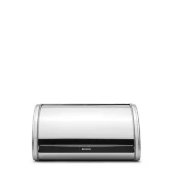Brabantia Хлебница со сдвигающейся крышкой (малая) матовая стальная 17,3х31,6х26,5 см Brabantia