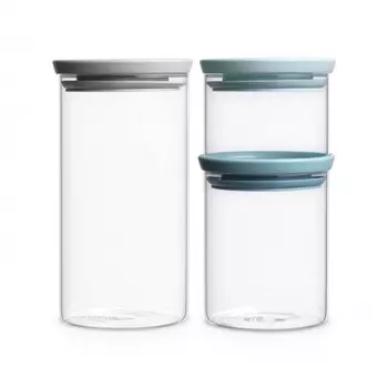 Brabantia Набор емкостей для хранения: 0,3/0,7/1 л, 3 шт Brabantia