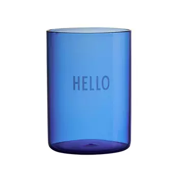 Design Letters Стакан "Hello" 0,35 л Blue Favourite Design Letters