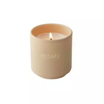 Design Letters Свеча ароматическая "Home" 6 х 5,5 см Beige Favourite Design Letters