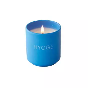 Design Letters Свеча ароматическая "Hygge" 6 х 5,5 см Cobalt Blue Favourite Design Letters