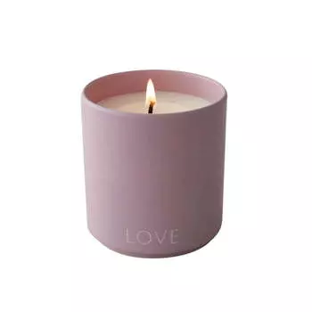 Design Letters Свеча ароматическая "Love" 8,7 х 8 см Lavender Favourite Design Letters