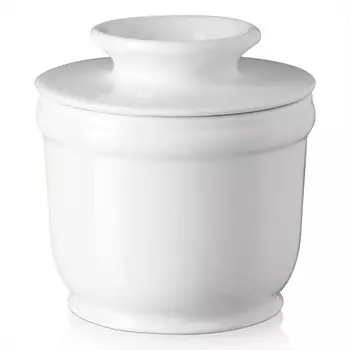 DOWAN Масленка с крышкой, белая DOWAN