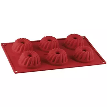 Dr. Oetker Форма для выпечки на 6 кексов силиконовая Flexxibel Dr. Oetker
