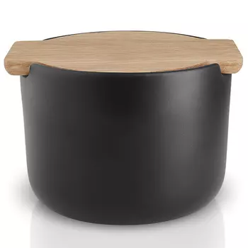 Eva Solo Емкость для хранения с крышкой 10,4 х 7,7 х 11,4 см, черная Nordic Kitchen Eva Solo