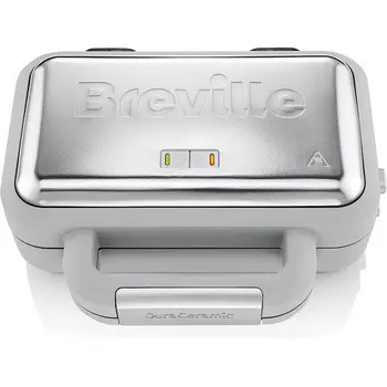 Breville Вафельница Breville VST072X / 850 Вт / 2 плиты / покрытие DuraCeramic / серебристый