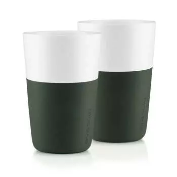 Eva Solo Набор кружек для латте 360 мл темно-зеленых Caffe Latte Eva Solo