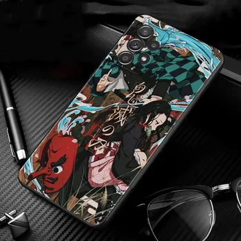 Чехол для Samsung Galaxy A72 A71 A52 A51 A42 A41 A32 A31 A22 A21s A12 A11 A02 A02s A01, чехол в виде ракушки Demon Slayer Kimetsu No Yaiba Samsung A01