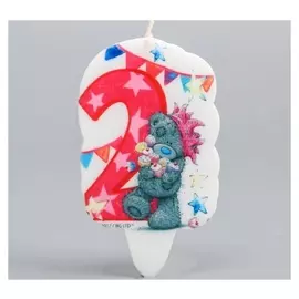 Свеча в торт, цифра 2 Me To You, 5 х 8,5 см