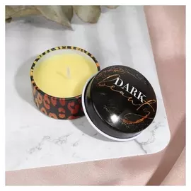 Свеча в железной банке «Dark Beauty», 2,5 х 5 см