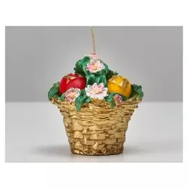 Свеча фигурная "Пасхальная корзиночка", 8х9 см, 140 гр
