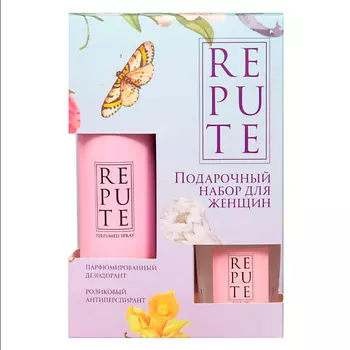 REPUTE Набор подарочный Chic: Дезодорант спрей + Антиперспирант роликовый