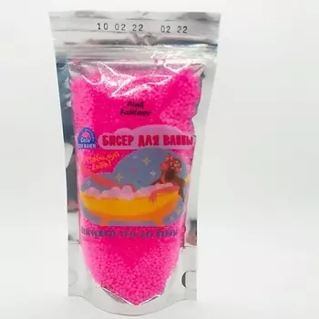 РЕСУРС ЗДОРОВЬЯ Мерцающая соль для ванны Бисер Побалуй себя PINK FANTASY 200.0