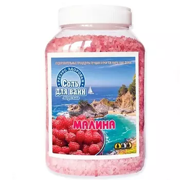 РЕСУРС ЗДОРОВЬЯ Соль морская для ванны Малина 1700.0