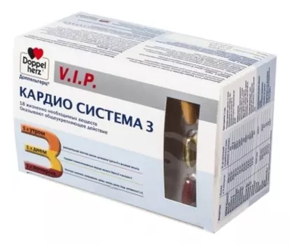 Биодобавка Кардио система 3 V.I.P. 84 капсулы