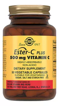 Биодобавка Эстер-С плюс Витамин С Ester-C Plus Vitamin C 50 капсул
