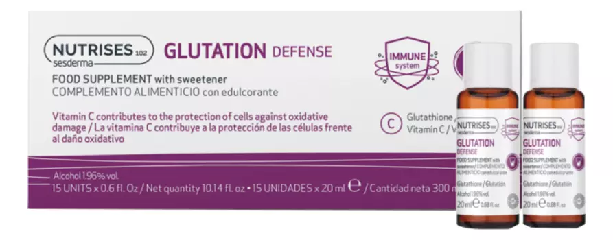 Биологическая активная добавка к пище Glutation Defense: Добавка 15*20мл