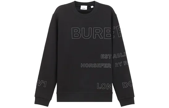 Мужская толстовка Burberry, цвет Black