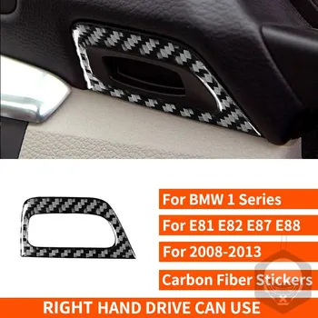 Для BMW 1 серии E81 E82 E87 E88 2008-2013 наклейки из углеродного волокна панель замочная скважина рамка отделка автомобиля Стайлинг украшения LHD