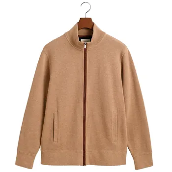 Толстовка Gant 2028042 full zip, коричневый