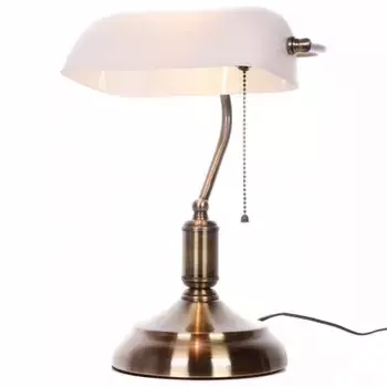 Настольная лампа декоративная LUMINA DECO BANKER LDT 305 WT