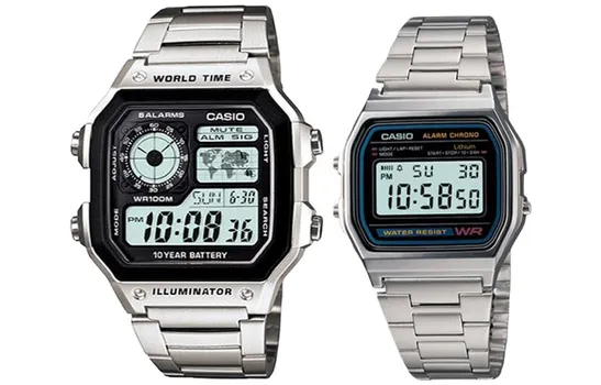 CASIO Часы унисекс парные Table Series 45 мм черные