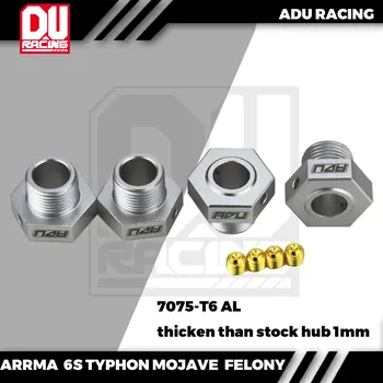 ADU RACING 7075-T6 шестигранный адаптер ступицы колеса 17 мм для Arrma TYPHON INFRACTION FELONY MOJAVE