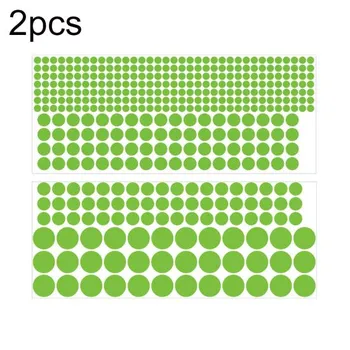 407Pcs Светящиеся точечные наклейки на стену Светящиеся наклейки Главная Спальня Фон Декор