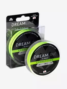 Плетеный шнур Mikado DREAMLINE Competition 0.23 fluo green (150 м) 23,61 кг., Зеленый