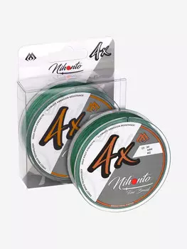 Плетеный шнур Mikado NIHONTO FINE BRAID 0,12 green (15 м) - 8.80 кг., Зеленый