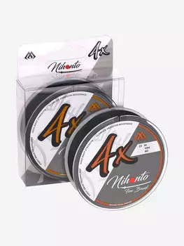 Плетеный шнур Mikado NIHONTO FINE BRAID 0,20 black (15 м) - 16.60 кг., Черный