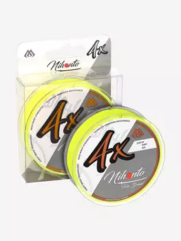 Плетеный шнур Mikado NIHONTO FINE BRAID 0,16 fluo (150 м) - 12.50 кг., Желтый