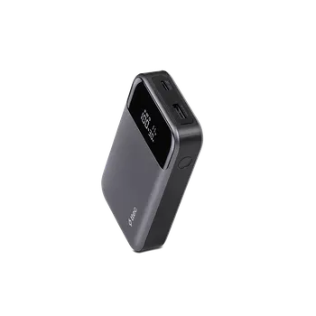 Портативный аккумулятор (Powerbank) TTEC ReCharger Pro LCD, 10000 мА·ч, 1xUSB, 3А, Type-C, QC, PD, серый космос (2BB214UG)
