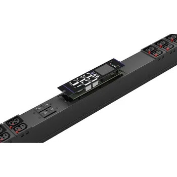 Блок розеток (PDU) SNR SNR-PDU-A-24AB-T16L3, кол-во розеток:24 (24xC13), 16А, черный (SNR-PDU-A-24AB-T16L3)