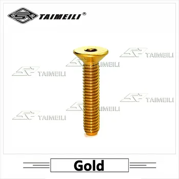 GR5 потайной M3 4/8/12pcstitanium болты винты титановый сплав шестиугольные рукава Титан M4x6/8/10/15x20 мм M3 M4 Металлообработка