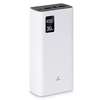 Внешний аккумулятор Accesstyle Bison 30PQD 30 000 мАч, White