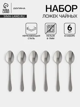 Набор чайных ложек доляна